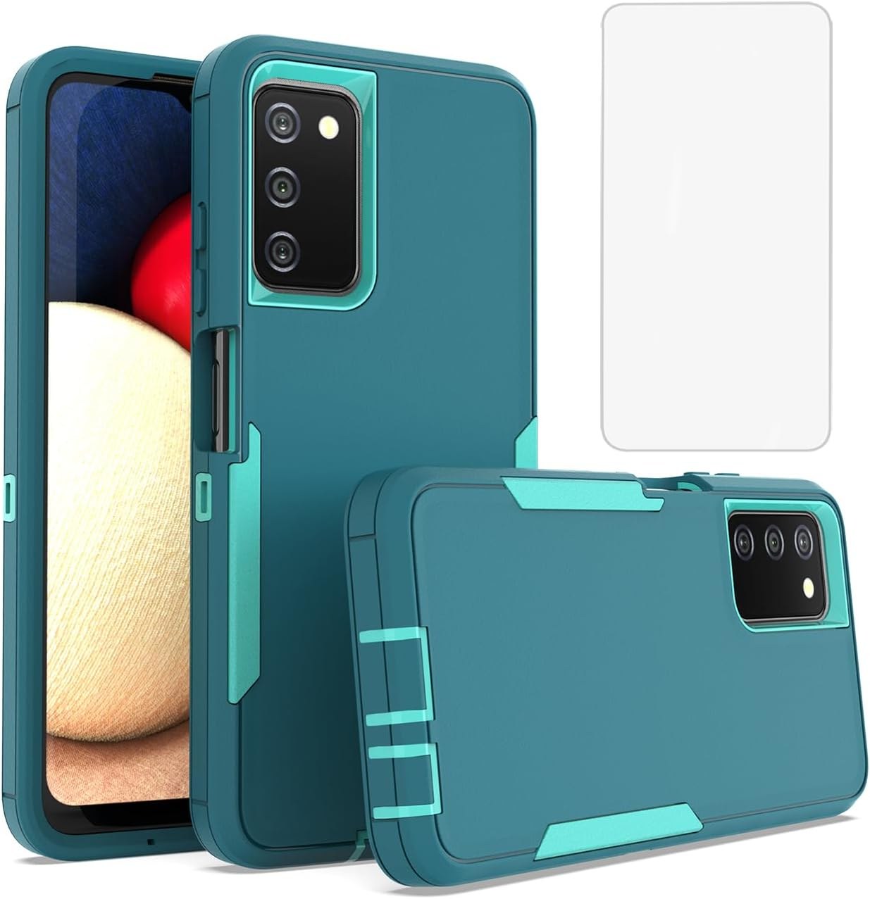Чохол накладка Samsung A02S Mint Silicone Case Full Protective - -