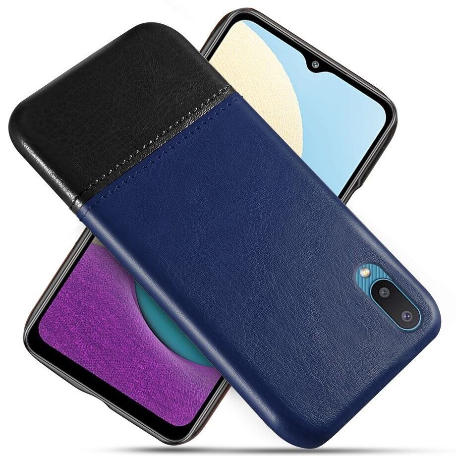 Чохол накладка Samsung A02 (A022) Blue Silicone Case - -
