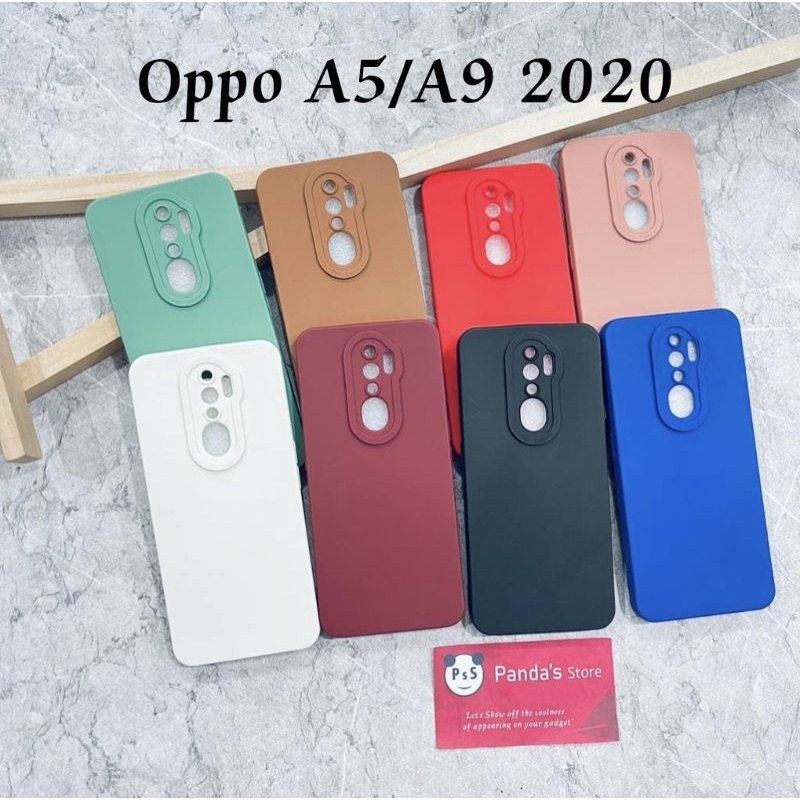 Чохол накладка Oppo A5/A9 2020 Red Silicone Case Full Protective - -