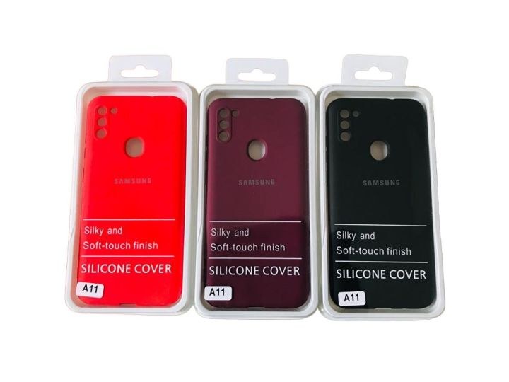 Чохол накладка Silicone Case Samsung M11/A11 Black