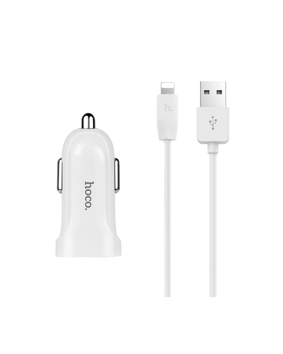 АЗУ hoco. 1.5A+Lightning Cable White - -