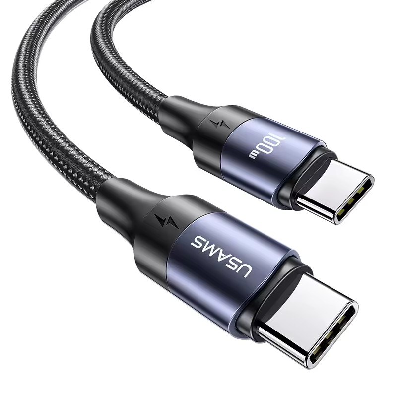 Дата кабель Usams Type-C to Type-C U71 PD 100W 5A 1.2m Black - -