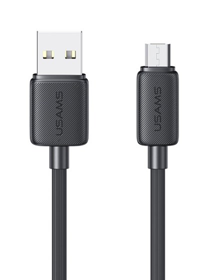 Дата кабель Usams US-SJ690 MicroUSB 2A 1.0m Black - -