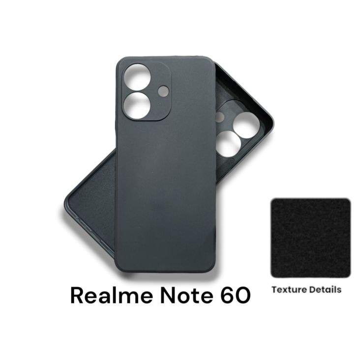 Чохол накладка Silicone Case Realme Note 60/Note 60x Black - -
