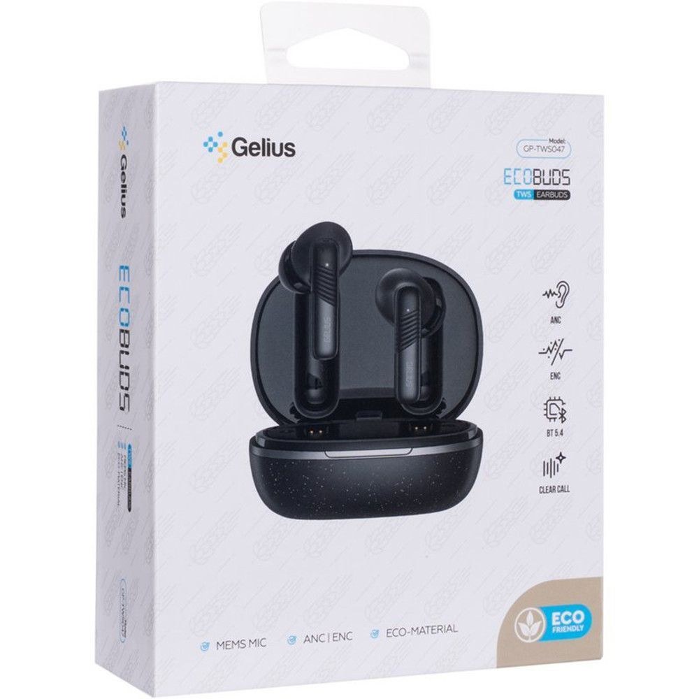Бездротові навушники TWS Gelius EcoBuds GP-TWS047 Black