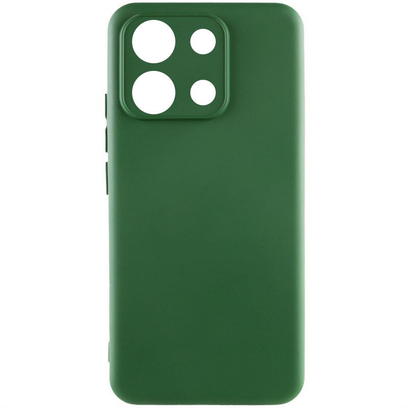 Чохол накладка Silicone Case для Xiaomi Redmi Note 15 4G Dark Green