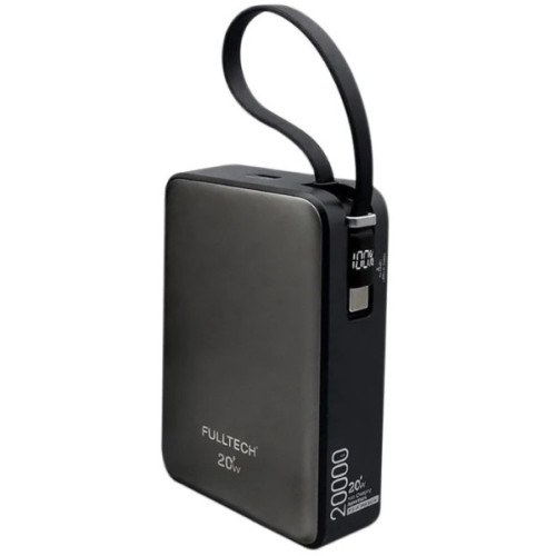 Зовнішній акумулятор FULLTECH FP31 20W 20000 mAh Black