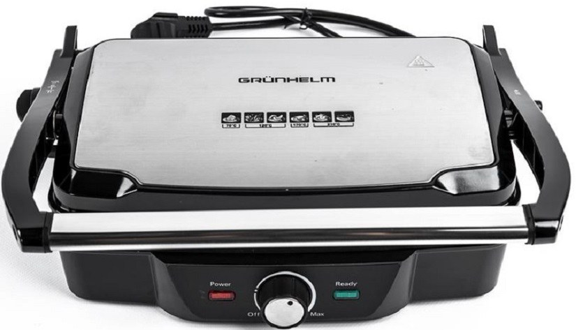 Гриль контактний Grunhelm G1610, 1600Вт