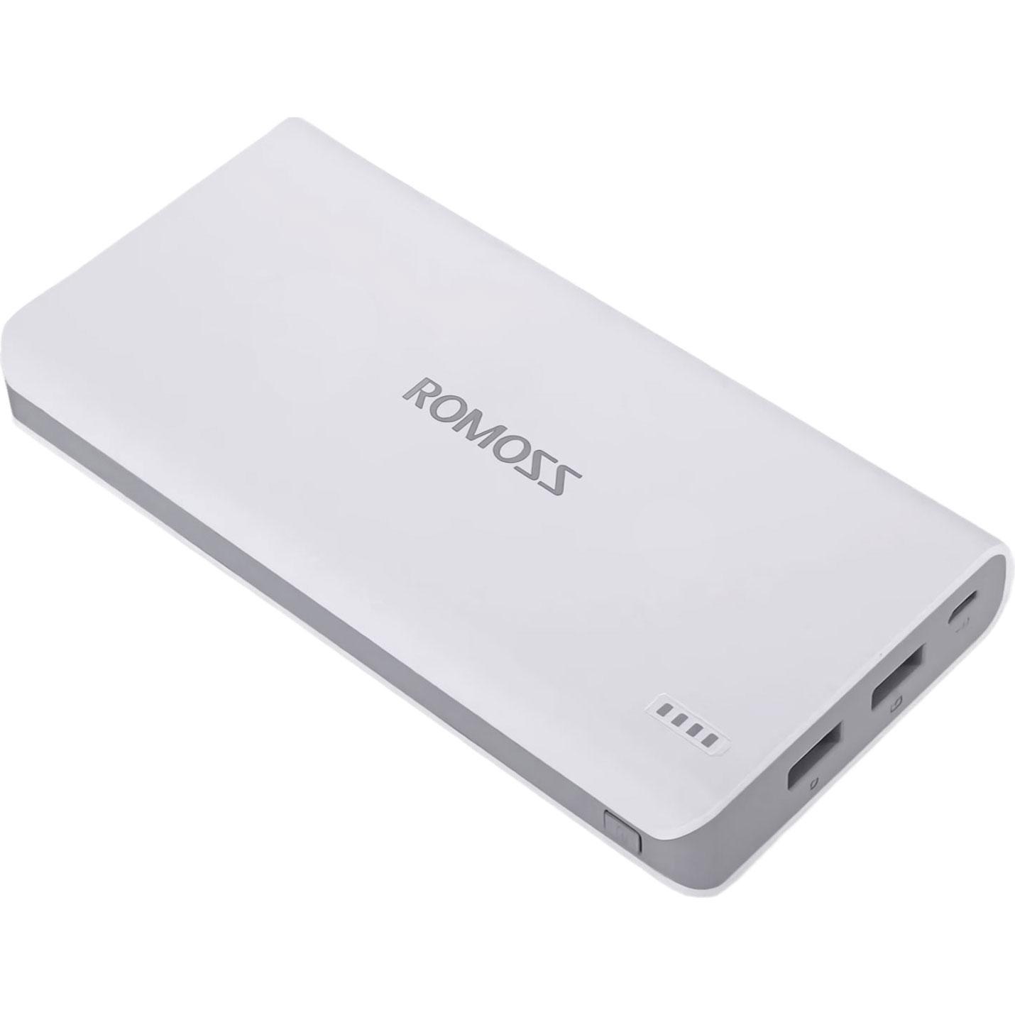 Зовнішній акумулятор Romoss 20000mAh Sense 6 22,5W (PPH80-611-1121H) White