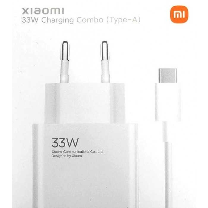 МЗП Xiaomi 33W Charging Combo (Type-A) EU + кабель USB-C(BHR9956EU) White