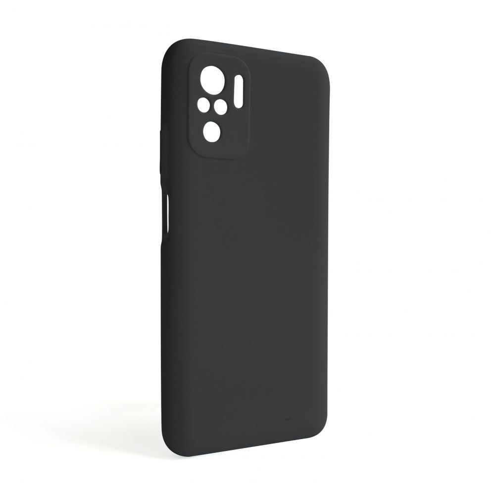 Чохол накладка Silicone Case Xiaomi Redmi 10 Black - -