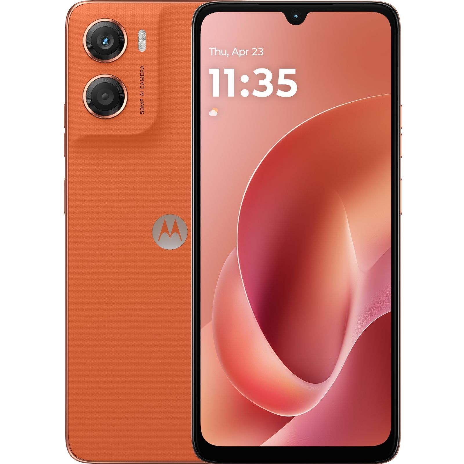 Смартфон Moto G06 4/128Gb Arabesque (Orange) (PBA20019RS)