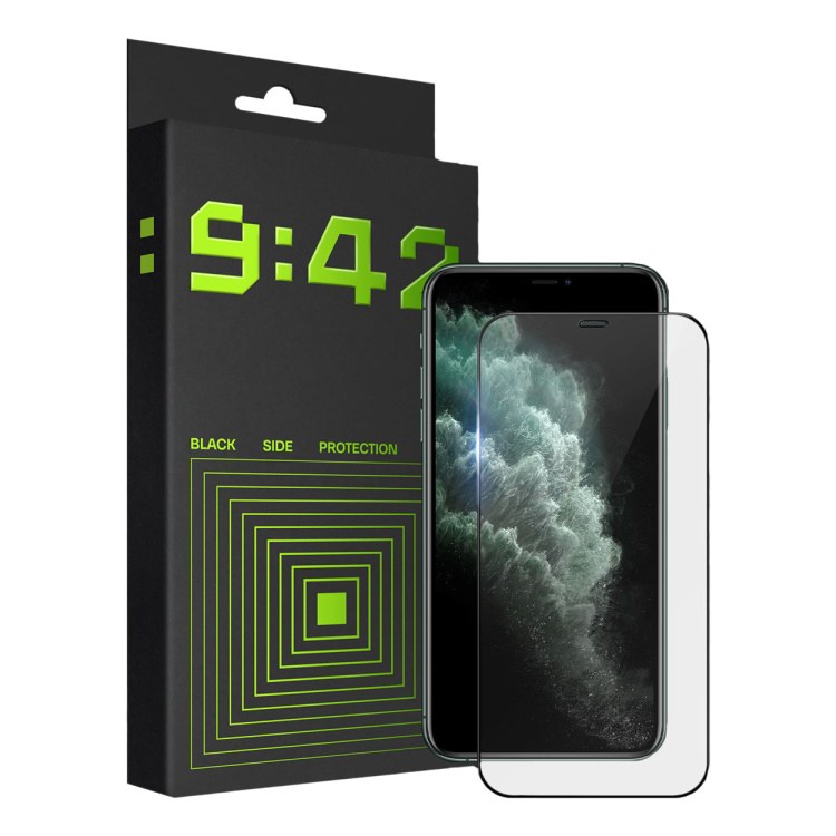 Захисне скло Ceramic iPhone X/XS/11 Pro black - -