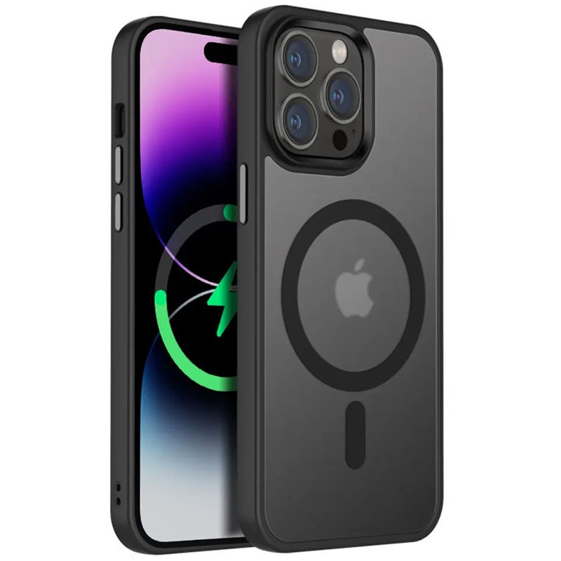 Чохол накладка Monro MagSafe Apple iPhone 14 Black