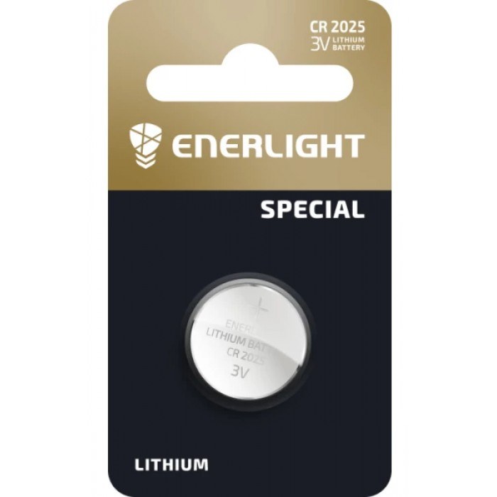 Батарейка ENERLIGHT LITHIUM CR2025 1шт./уп.