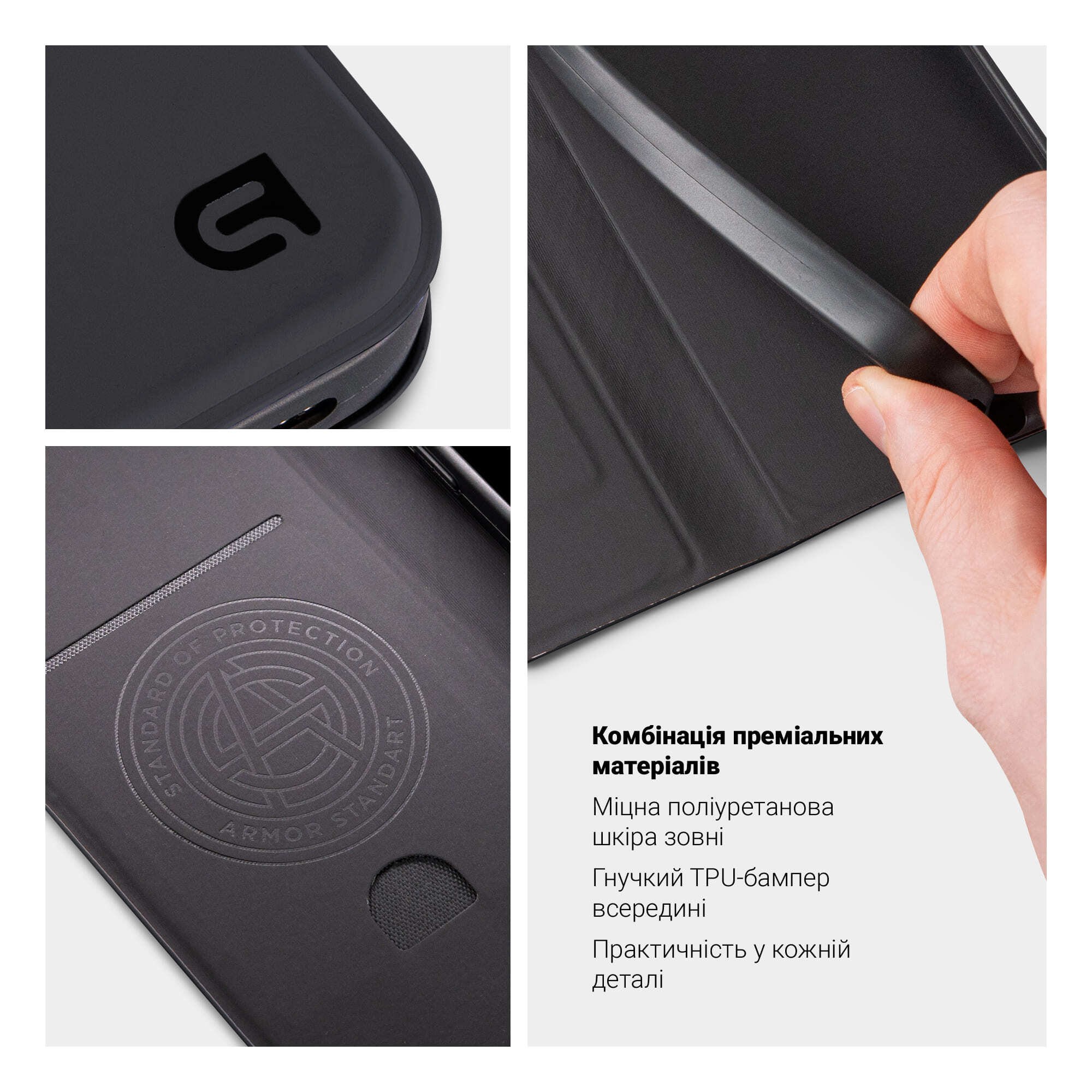 Чохол-книжка Tecnno Spark 6 Art Case Black - -