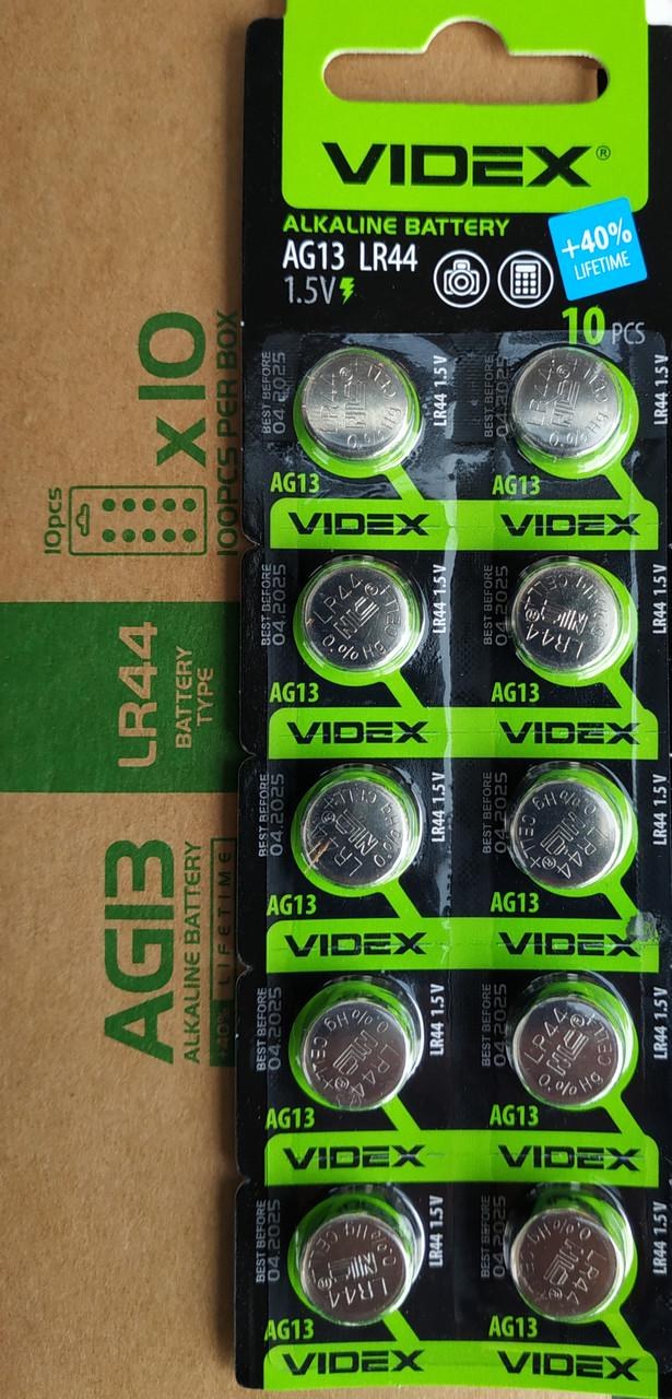 Батарейка VIDEX ALKALINE AG13 LR44 1.5V шт