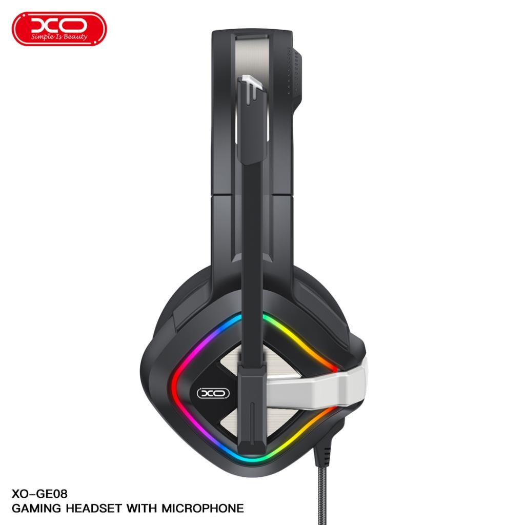 Провідна гарнітура накладна XO GE08 Gaming Wired Headphones Black