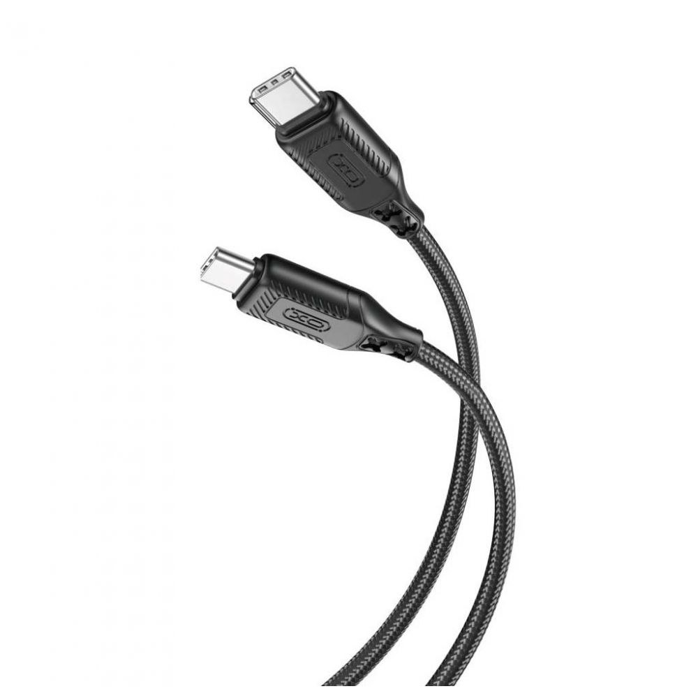 Дата кабель XO NB-Q236B Type-C-Type-C Braided 60W 5A 1.0m Black - -
