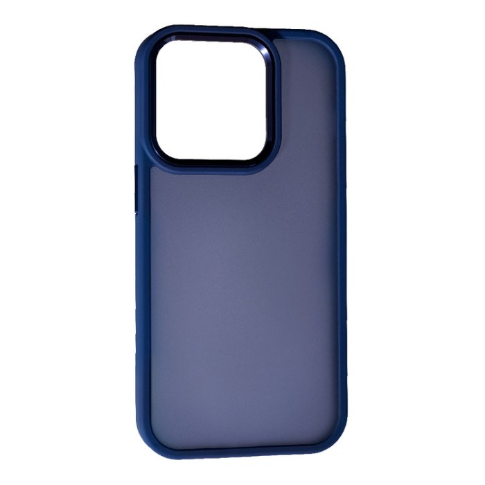 Чохол накладка Matte Case для iPhone 14 Blue/Lime - -