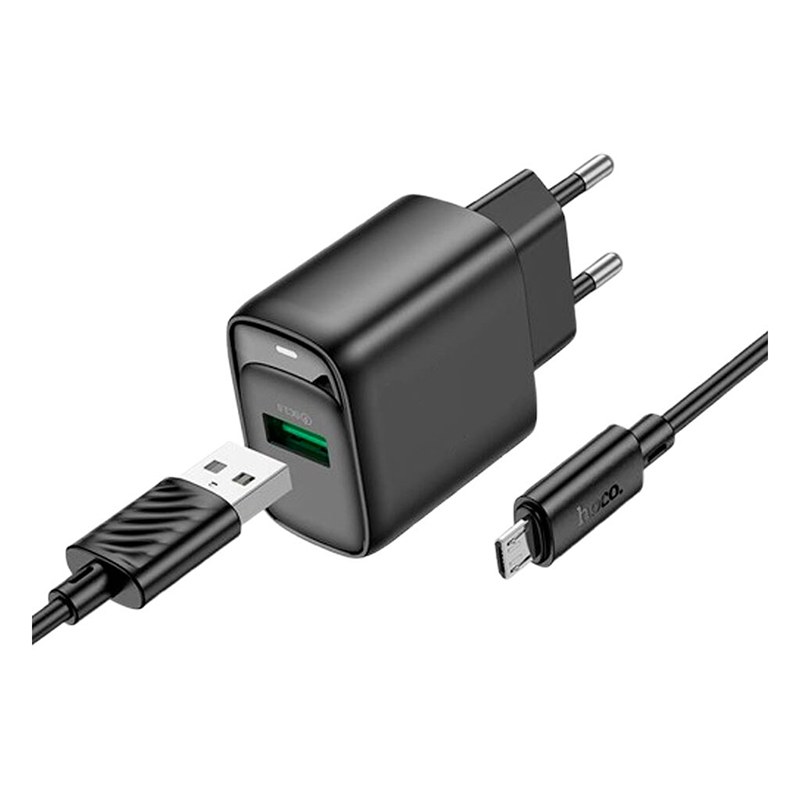 МЗП Economic Micro USB 0.75A Black - -
