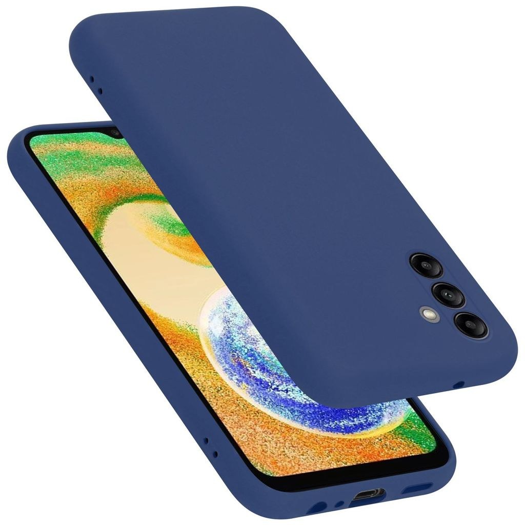 Чохол накладка Matte Colorful Metal Frame Samsung A04s Navy Blue - -