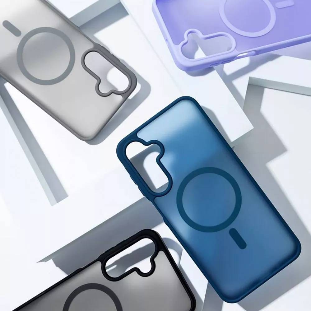 Чохол накладка Matte Colorful Metal Frame Xiaomi Samsung A04 Night Blue - -
