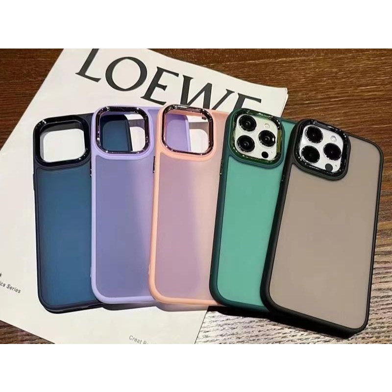 Чохол накладка Matte Colorful Metal Frame Xiaomi Samsung A04 Purple - -