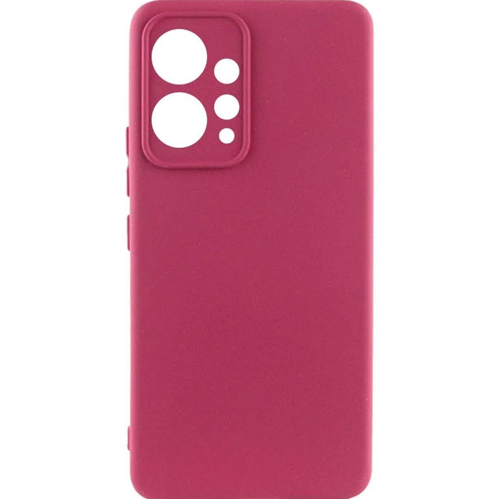 Чохол накладка Silicone Case Full Protective Xiaomi Redmi 12C Marsala - -