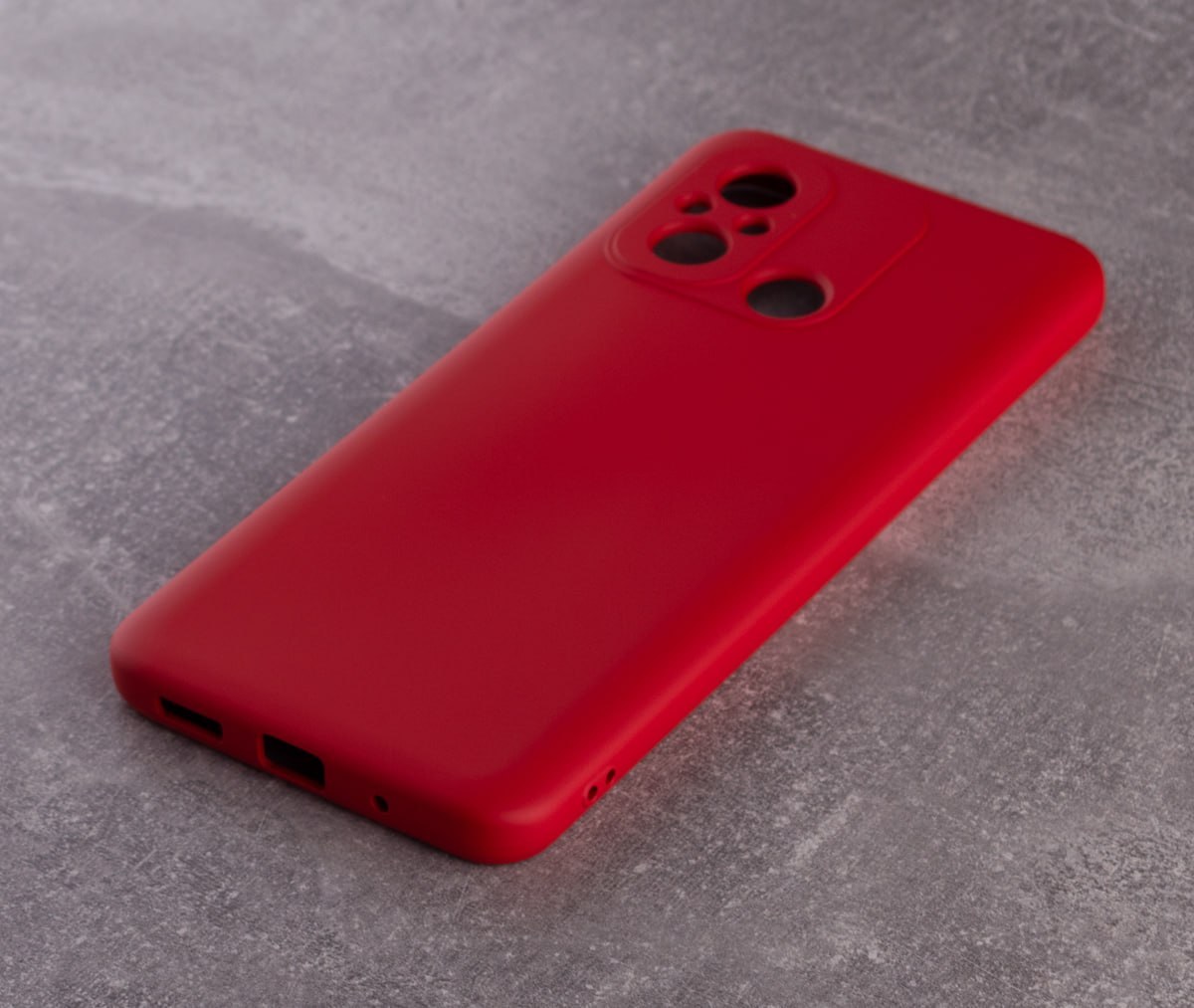 Чохол накладка Silicone Case Xiaomi Redmi 12C Red - -