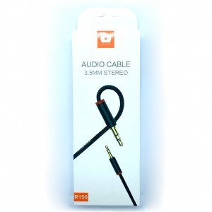 Кабель AUX WUW R150 3.5mm to 3.5mm Black