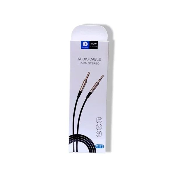Кабель AUX WUW X175 3.5mm to 3.5mm Black