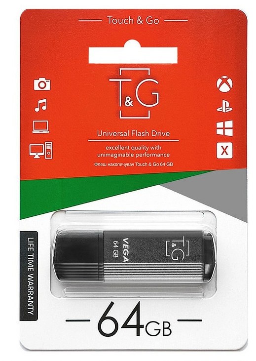 USB флеш T&G 64Gb Vega 121