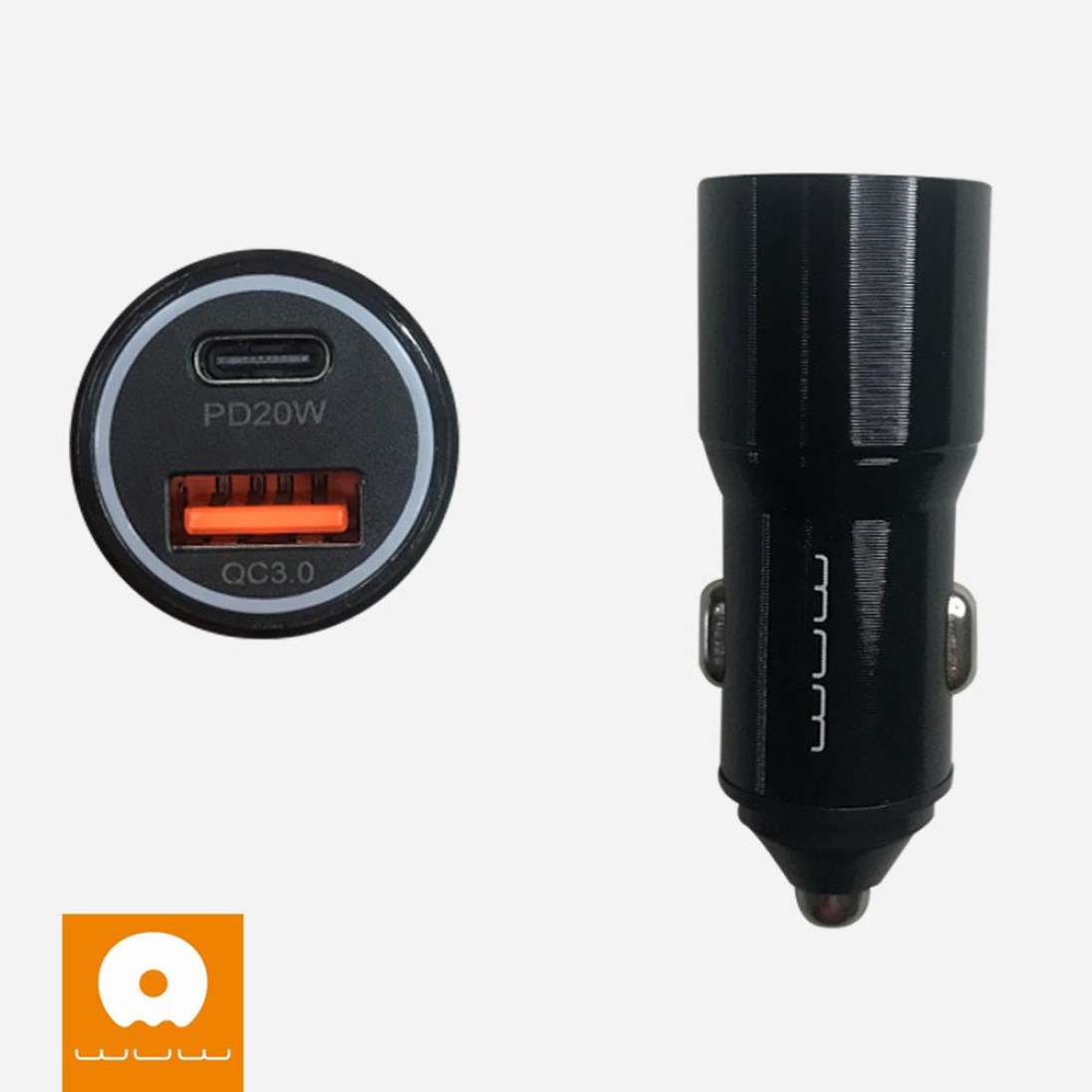АЗП WUW C146 PD20W+QC3.0 Швидка зарядка Black - -