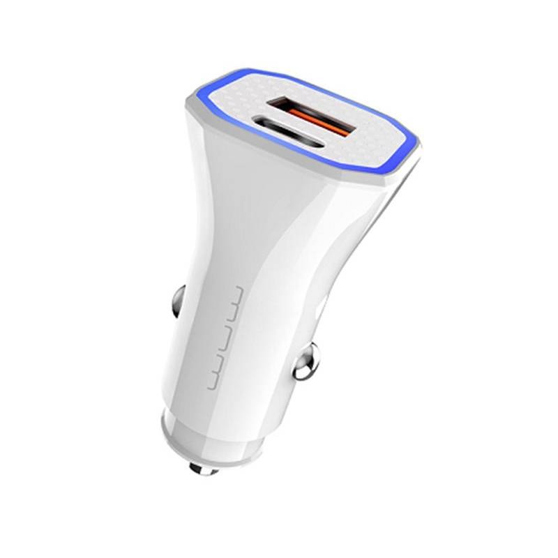 АЗП WUW C149 USB-C/1USB 2.4A White - -