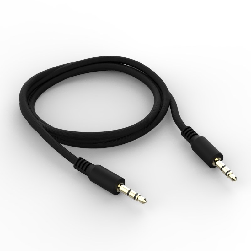 Дата кабель AUX 3.5mm to 3.5mm high grade Black - -