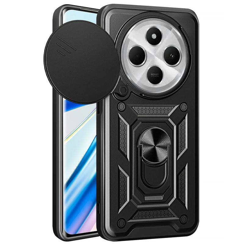 Чохол накладка серії Camshield Serge Ring для Xiaomi Redmi A12 Black - -