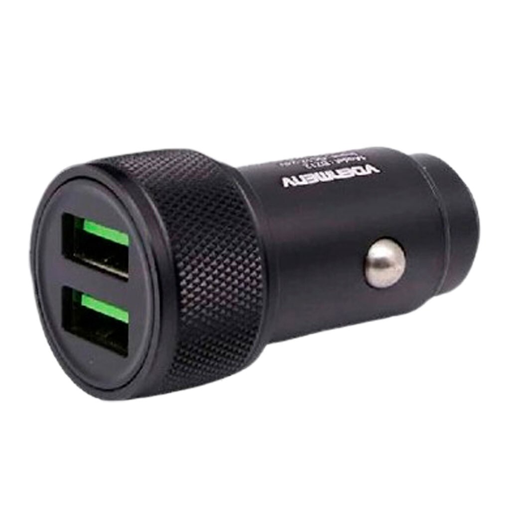 АЗП Denmen DZ12 2USB 2.4A (Чорний)