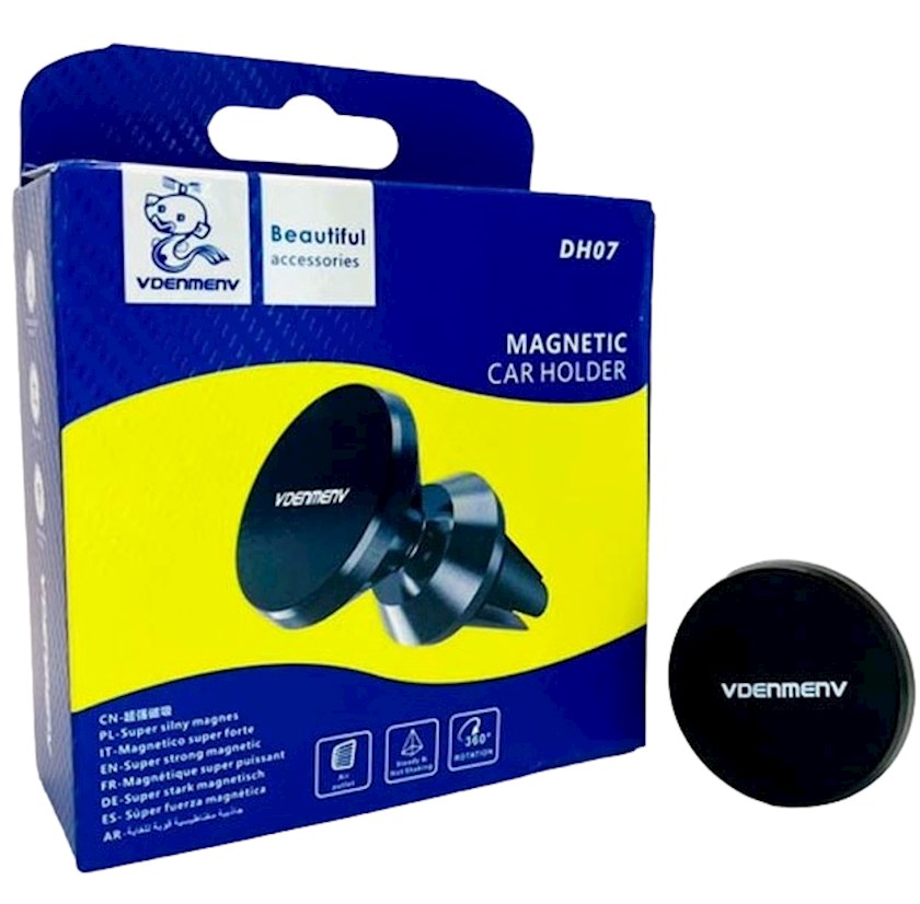 Автотримач Denmen DH07 magnetic Black - -