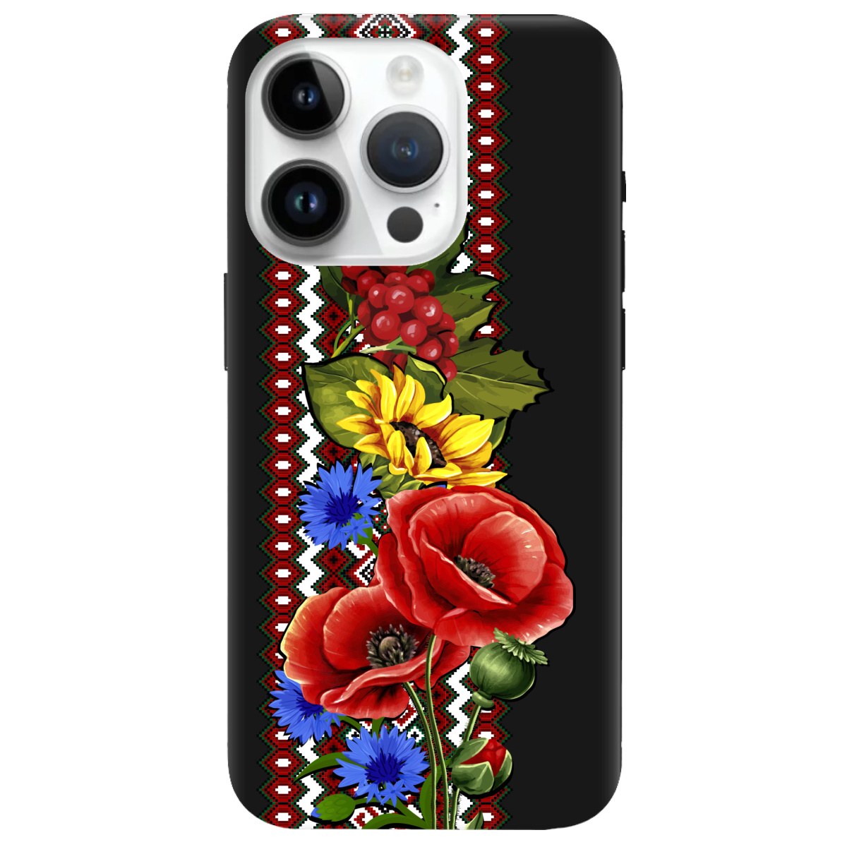 Чохол накладка print Ukraine Post для iPhone 14 Black/Red - -