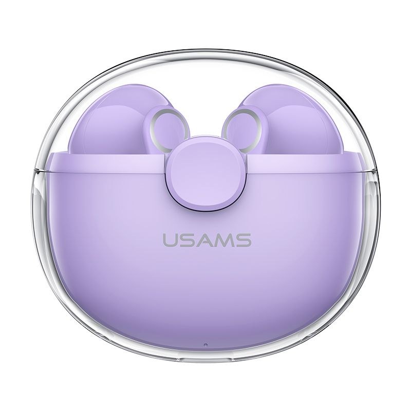 Бездротові навушники Usams-BU12 BT 5.1 Lilac