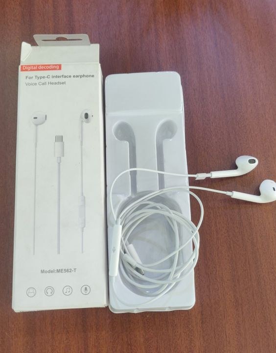 Навушники Celebrat E300 Ear Type-C 1.2m White