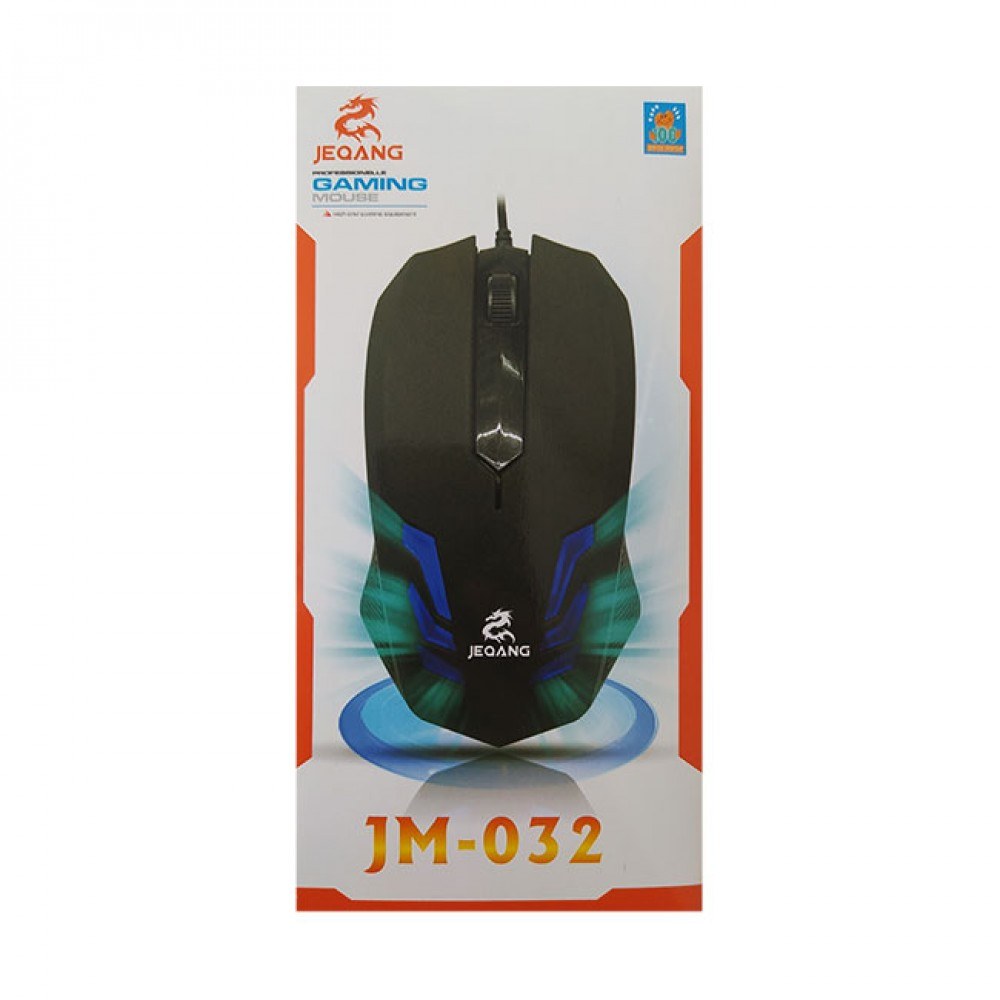 Мишка комп`ютерна дротова JEQANG JM-032 Black