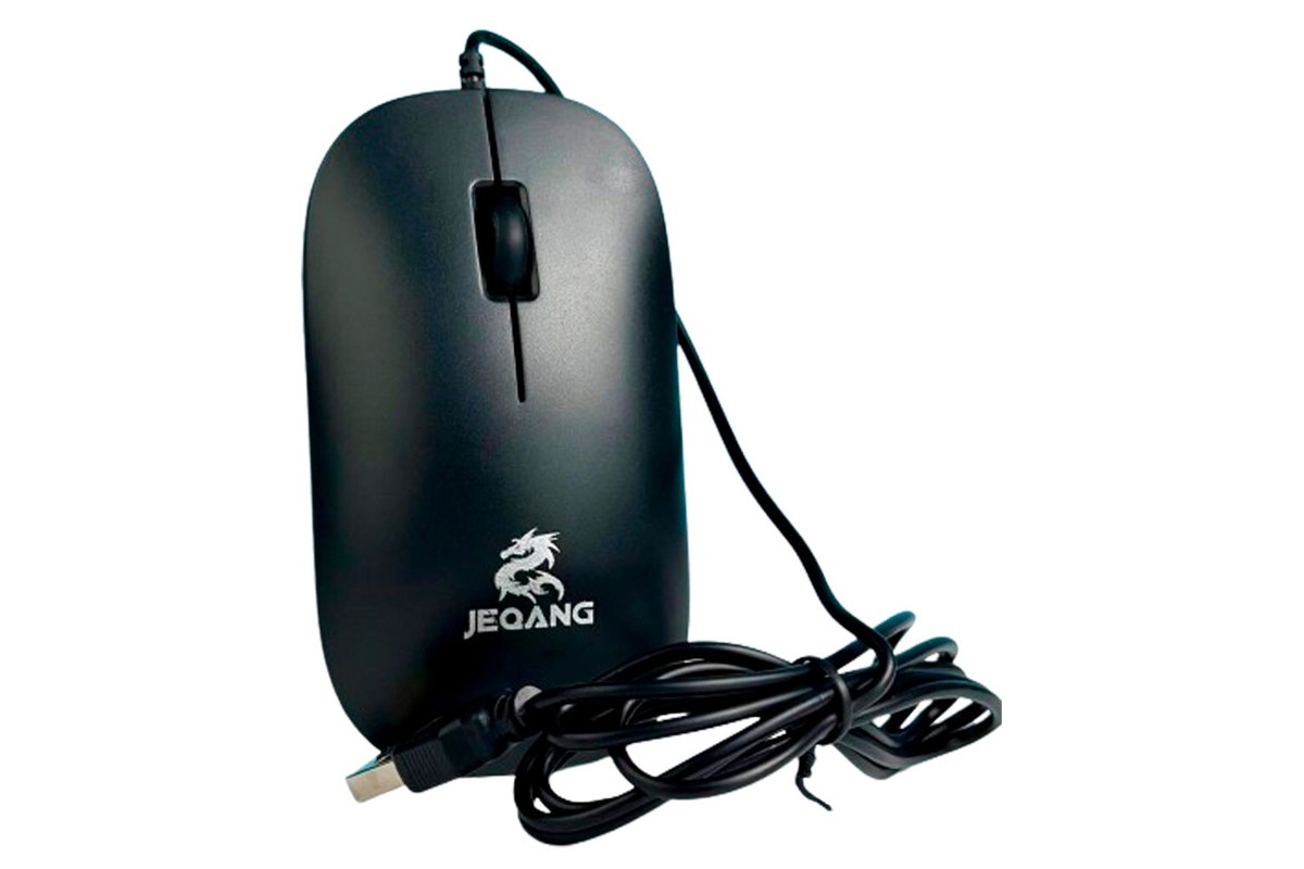 Мишка комп`ютерна дротова JEQANG JM-310 Black - -