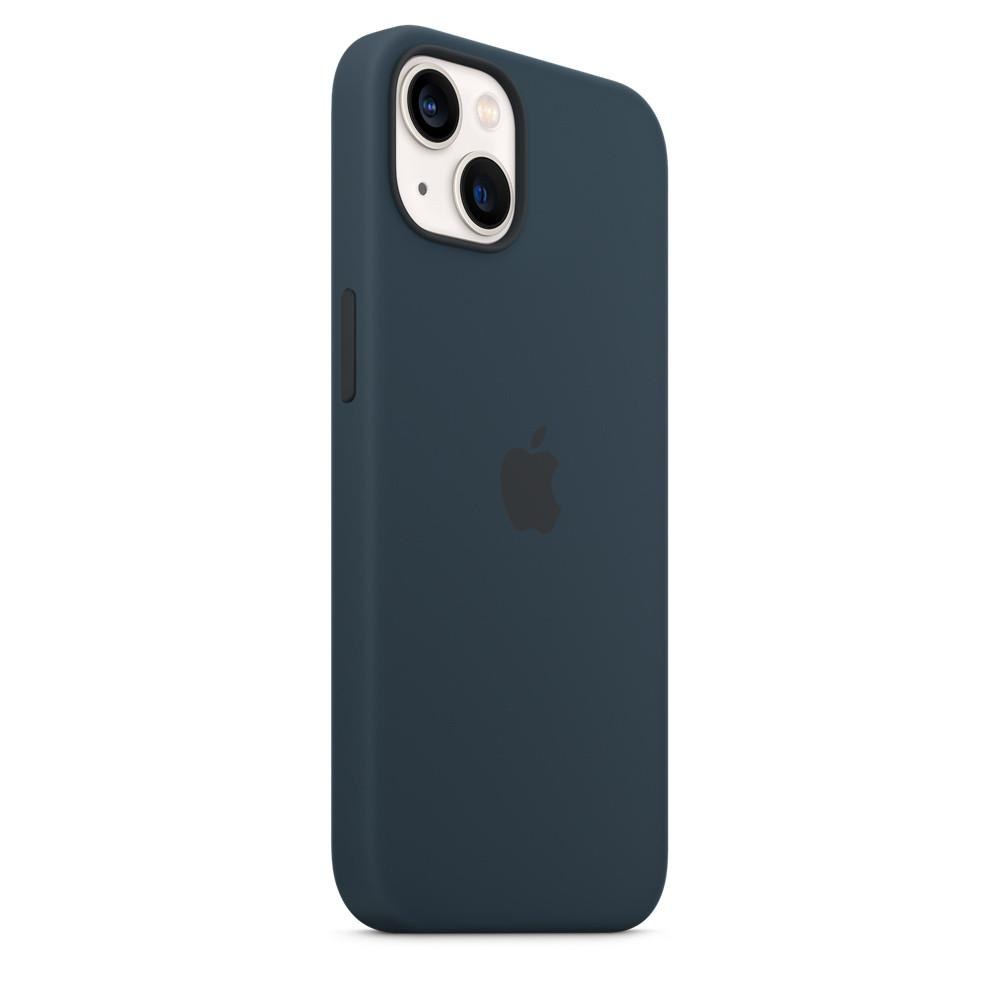 Чохол накладка IPhone 13 mini Blue Silicone case protective - -