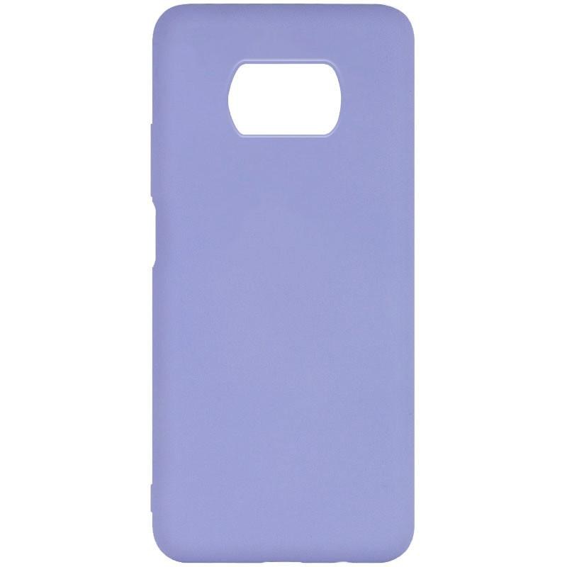 Чохол накладка Poco X3 Violet Silicone Case Protective - -