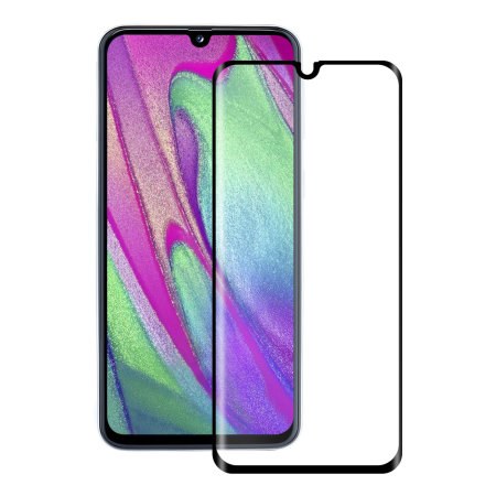 Захисне скло Glass  Samsung A40 Black -