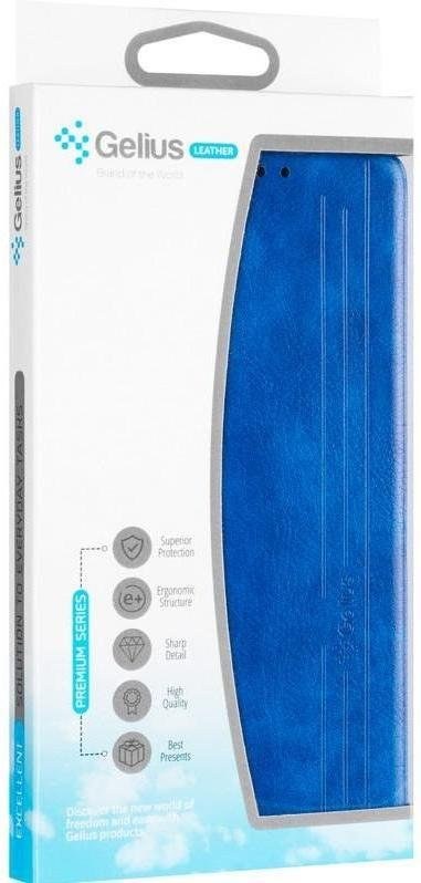 Чохол-книжка Gelius Leazer Xiaomi Redmi 9T Blue - -