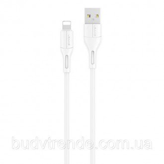 Дата кабель Usams Lightning U35 2A 1.0m White - -