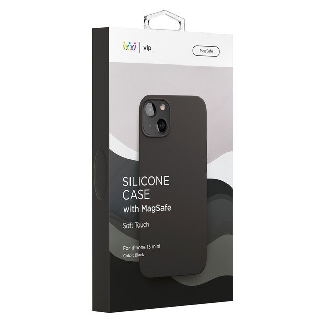 Чохол накладка IPhone 13 mini Black Silicone case protective - -